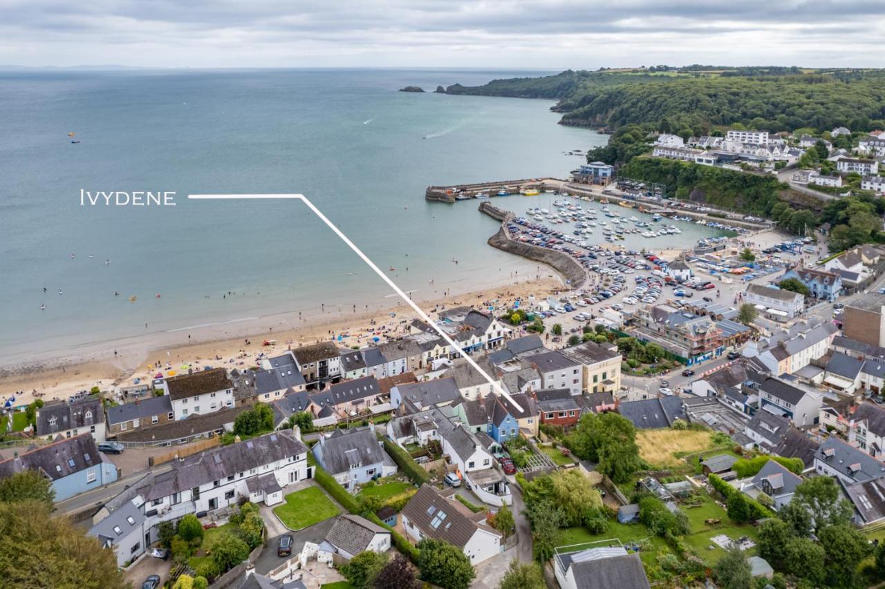 Ivydene - Beautiful Cottage, Stone Throw From Beach, Wonderful Sea Views Saundersfoot Exterior photo